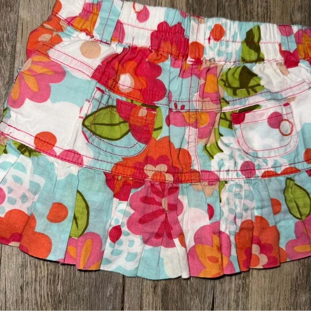 ☀️6/$20☀️ Colorful Floral Kids Skirt